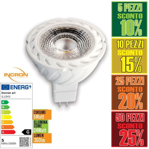 Faretto led lampadina mr16 - faretto,