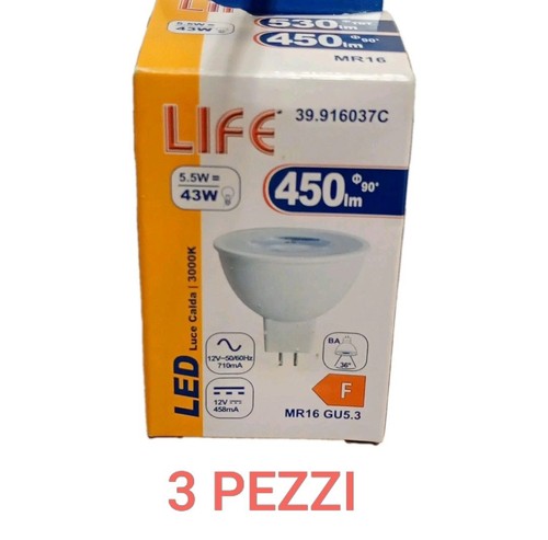 3pz life lampadina led mr16 - lampadina,