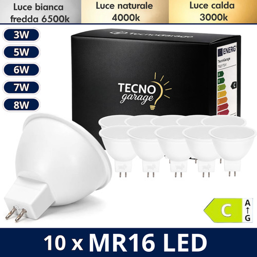 Mr16 gu5 led 12v 10 - led, faretti
