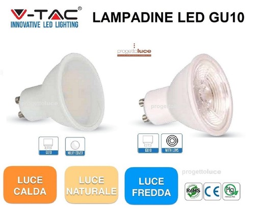 Lampadina led tac gu10 mr16 - gu10,