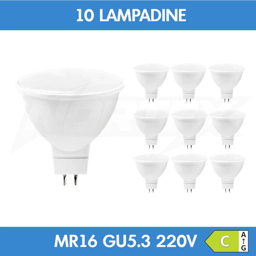 Lampadine mr16 220v - mr16, (gu5.3)